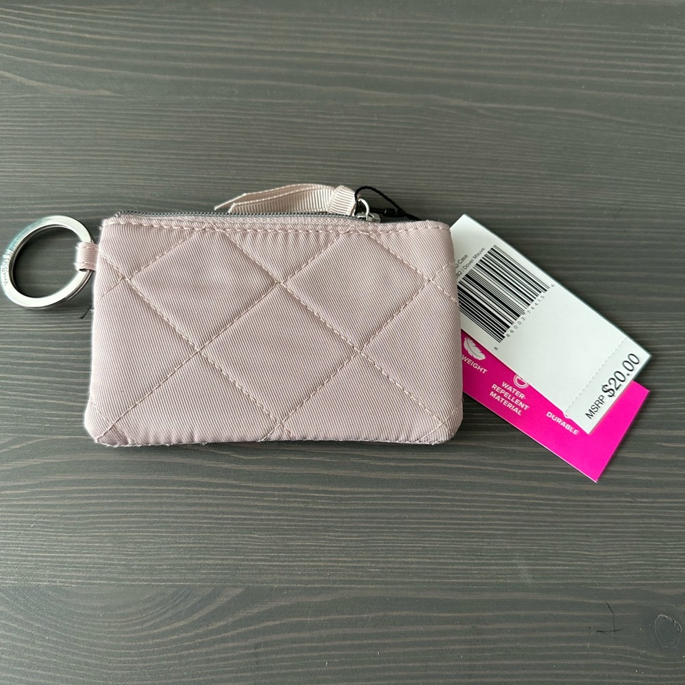 Vera Bradley Zip ID Case - Dover Mauve